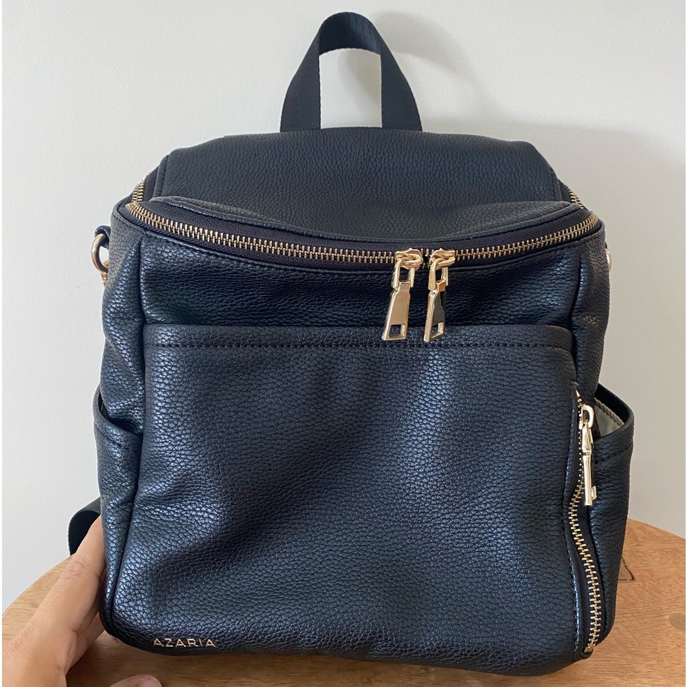 Azaria la mere - MINI size - black with gold hardware